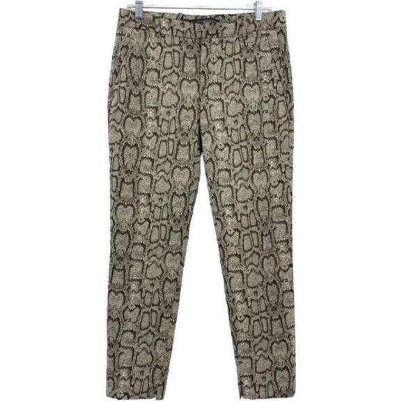 Zara Snake Print Ankle Dress Pants(Size 4) - Picture 7 of 11